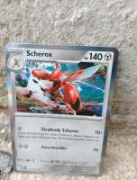 Scherox Pokemon Karte holo Sachsen - Markersbach Vorschau