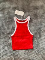 Zara crop top rot weiß Nordrhein-Westfalen - Herne Vorschau