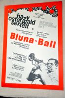 Plakat Bluna-Ball Hazy Osterwald Sextett Kronenbrauerei 1970 Rheinland-Pfalz - Ammeldingen bei Neuerburg Vorschau