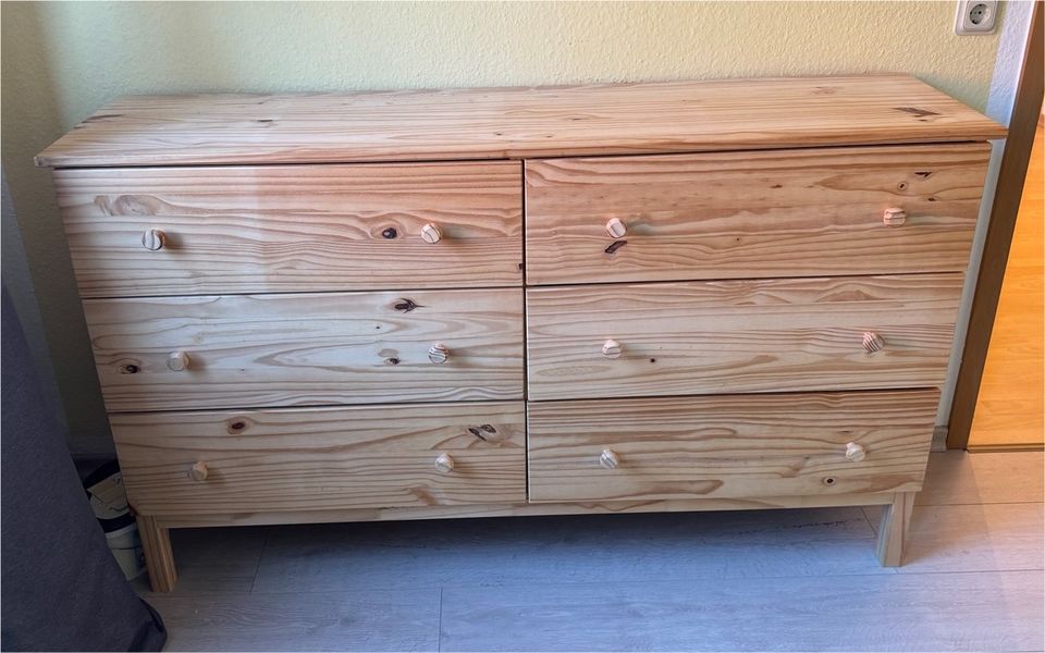 Holz Kommode Ikea Kleiderschrank Trava in Haldensleben