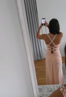 Wunderschönes Abendkleid in Apricot 34/36 Bayern - Seefeld Vorschau