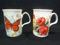 2 ROY KIRKHAM Fine Bone China Tasse Butterflies/ Poppy's England Baden-Württemberg - Schwäbisch Gmünd Vorschau