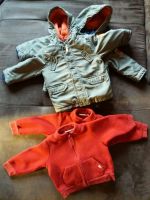 Winterjacke baby club und eine Fleecejacke Tom Tailor rot Gr. 80 Bayern - Karlshuld Vorschau