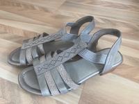 Foot Flexx Sandalen Silber Gr. 40 Bayern - Eckersdorf Vorschau