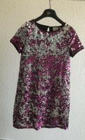 Festliches Kleid mit Wendepailletten silber - pink in Größe 175 Düsseldorf - Benrath Vorschau