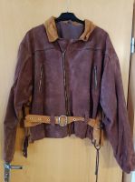 Herrenwildlederjacke zweifarbig braun Gr. L/XL Innenfutter Gürtel Rheinland-Pfalz - Nickenich Vorschau