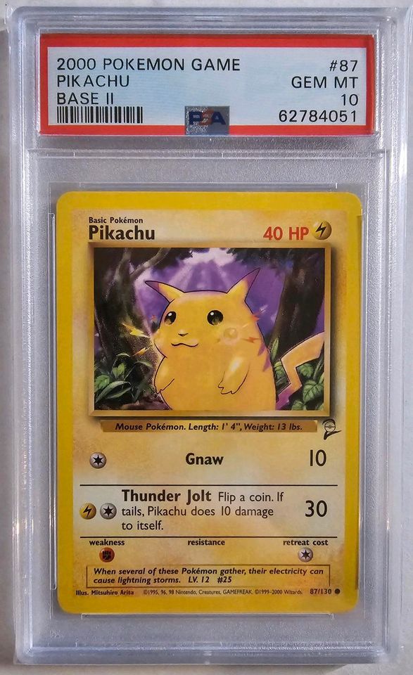 Pokemon Pikachu PSA 10 Base Set 2 (2000) in Berlin