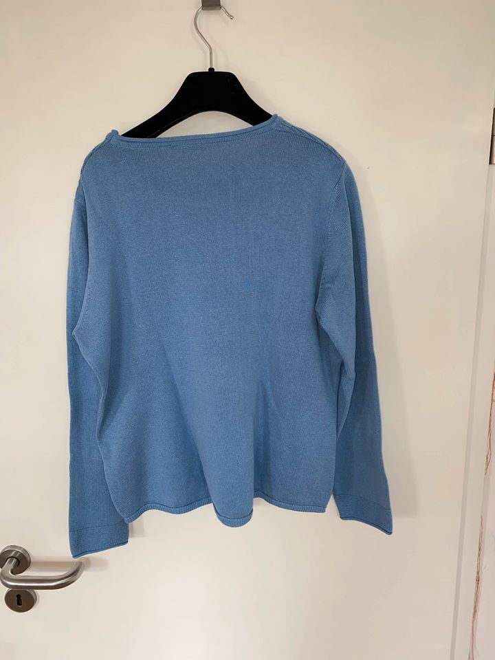 Strick Pulli Rabe jeansblau 42 Bleu Galeria Kaufhof Taubenblau in Dortmund