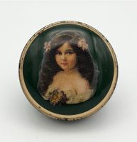 Vintage Pillendose Schmuckbox Antik Portrait Dame Mädchen Sammler Schwerin - Altstadt Vorschau