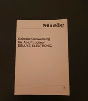 Miele Deluxe Elektronic Trockner Bedienungsanleitung Anweisung Bayern - Geiselbach Vorschau