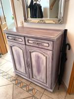 SHABBY Buche Holz Schuhschrank Kommode Anrichte Lila Flieder Hamburg-Nord - Hamburg Barmbek Vorschau