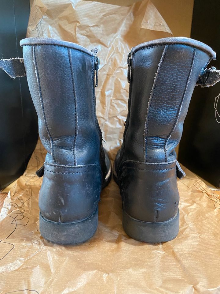 Art schwarze Stiefel Leder Boots Motart Leaves-Sinai 36 in Bad Dürkheim