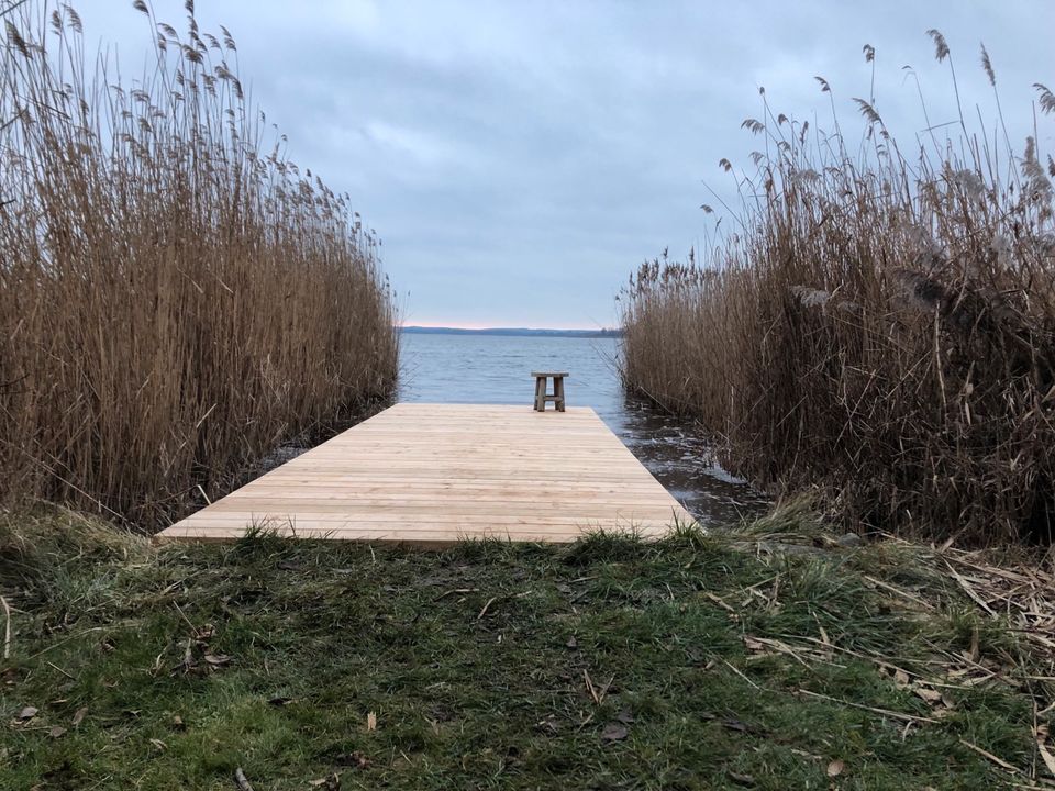 Stegbau Neubau und Instandsetzung, Uferbefestigungen in Heidesee