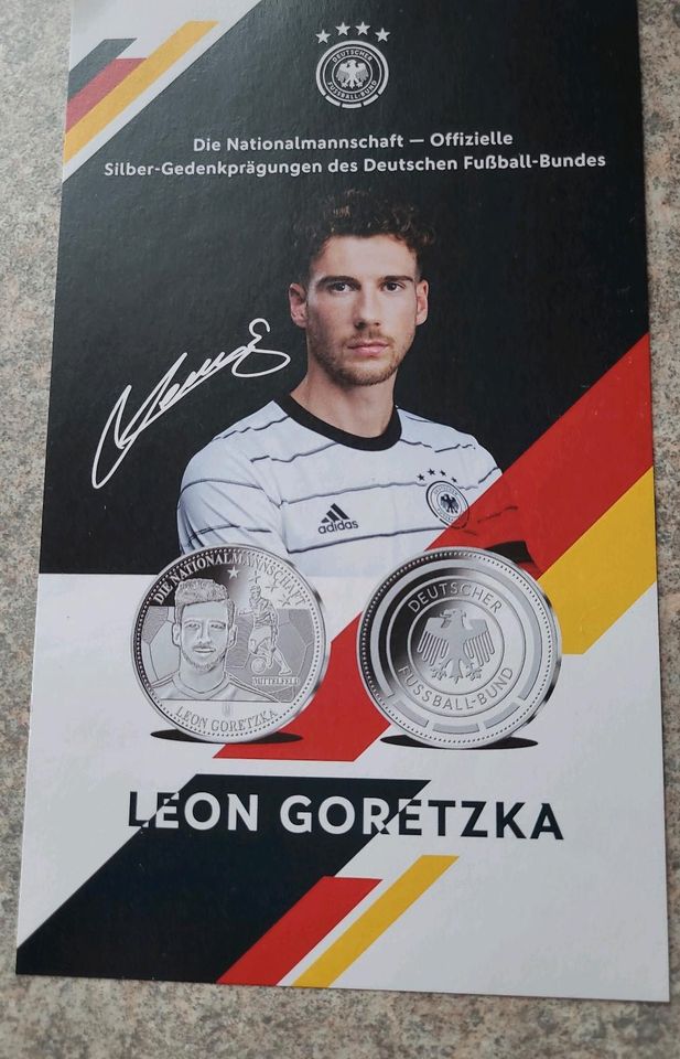 Silber Gedenkprägung- Leon Goretzka in Flieden