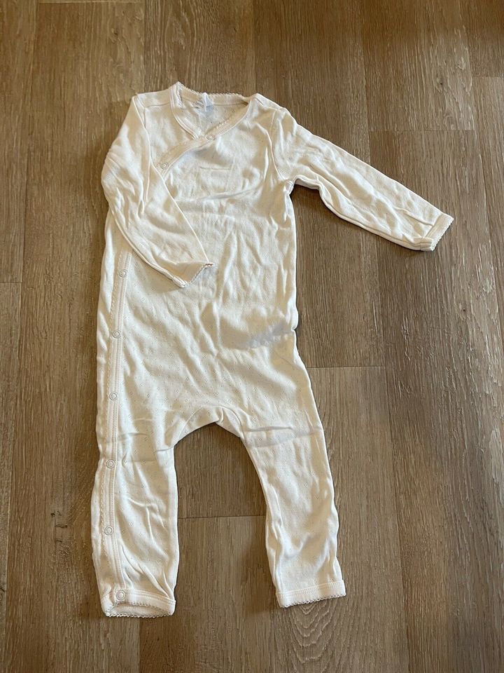 ⭐️ Schlafanzug Overall⭐️ creme dünn Herz H&M 74 in Selsingen