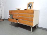 Kommode Hellerau 800/807 Sideboard Birke weiß 60er Jahre Vintage Dresden - Dresden-Plauen Vorschau