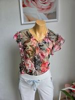 Monari Bluse Gr. 38 Dschungel Blumen Salbei rosa Pfingstrose Bayern - Asbach-Bäumenheim Vorschau