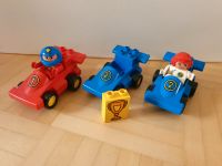 Drei Lego Duplo Rennautos mit zwei Rennfahrern Bayern - Feldkirchen-Westerham Vorschau