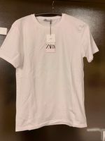 Shirt kurzarm Kurzarmshirt T-Shirt weiß kurzer Arm Gr. L von ZARA Berlin - Marzahn Vorschau