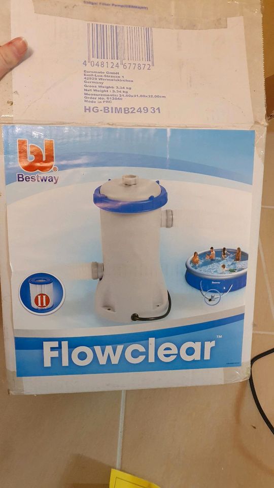 Poolpumpe Bestway Flowclear #58148 in Hannover