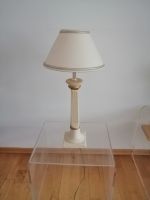 Tischlampe mit Keramiksockel & Textil Lampenschirm, beige gold München - Ramersdorf-Perlach Vorschau