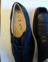 Romeo Eleganter Herrenschuh, Hochzeitsschuh 43 schwarz Leder/ Lac Bad Doberan - Landkreis - Kühlungsborn Vorschau