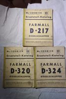 IHC McCormick Ersatzteilkatalog Farmall D217 D320 D324 1956 Niedersachsen - Braunschweig Vorschau