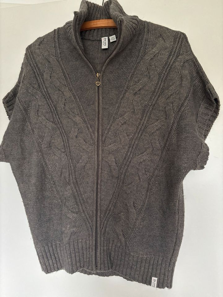 Esprit Damen Pullunder Pulli ärmellos grau braun L 40 in Wachtberg