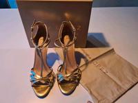 Pura Lopez High Heels, Gold, Größe 41 Hessen - Heusenstamm Vorschau