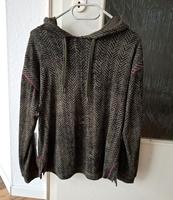 leichtes Sweatshirt/Pullover mit Kapuze, Muster, grün/schwarz Nordrhein-Westfalen - Gütersloh Vorschau