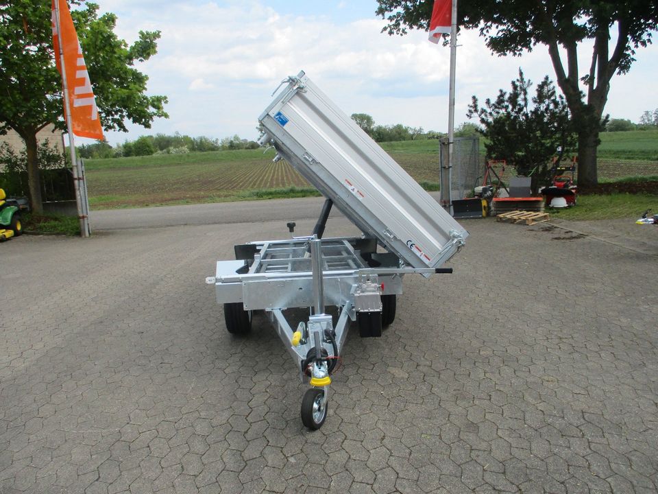 Humbaur HTK 2700.27 Alu 3-Seitenkipper 2700 kg PKW Anhänger in Bergrheinfeld