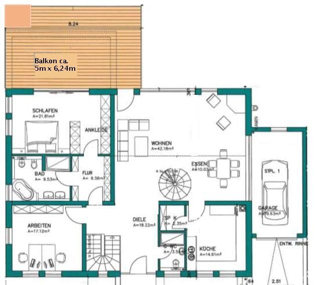 Exklusives Architektenhaus in Sonnenlage am Höhlerberg! in Lich