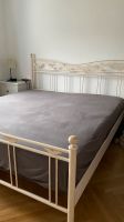 Bett Rahmen 180x200 Metall weis shabby Vintage Häfen - Bremerhaven Vorschau