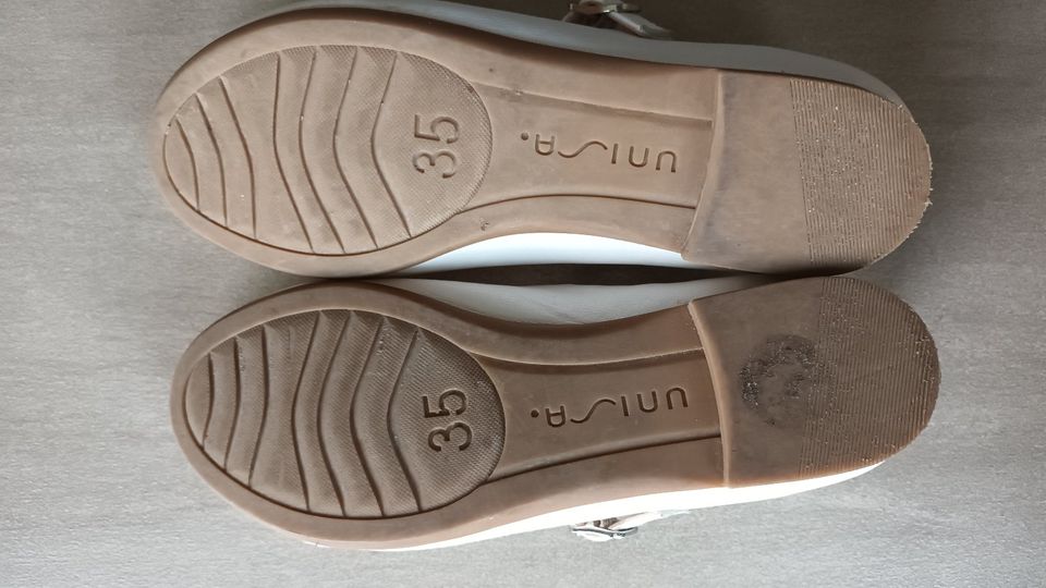 Unisa Schuhe Mädchen, Erstkommunion, creme 35 in Dortmund