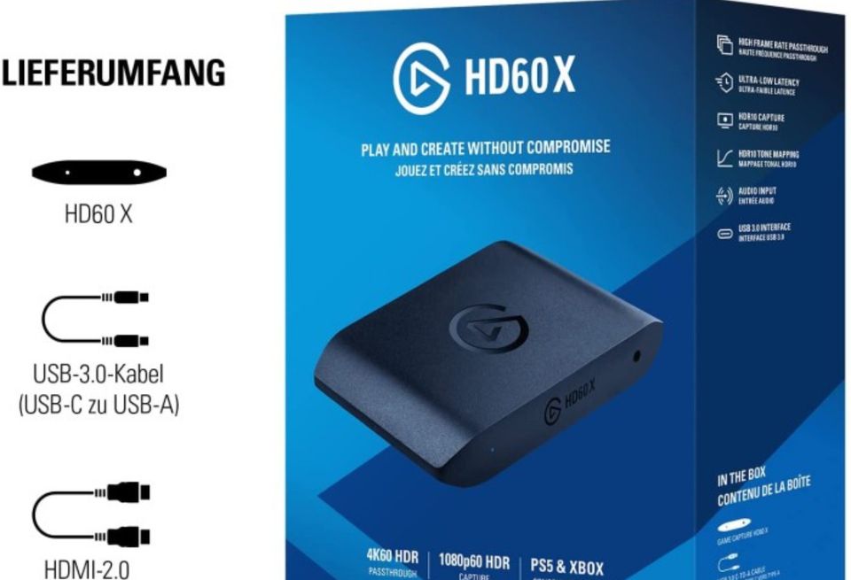 Elgato HD60x GameCapture Yeni in Hagen