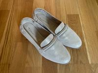 Gr. 37 Tamaris Slipper Ballerina Nude Beige Silber Bayern - Gersthofen Vorschau