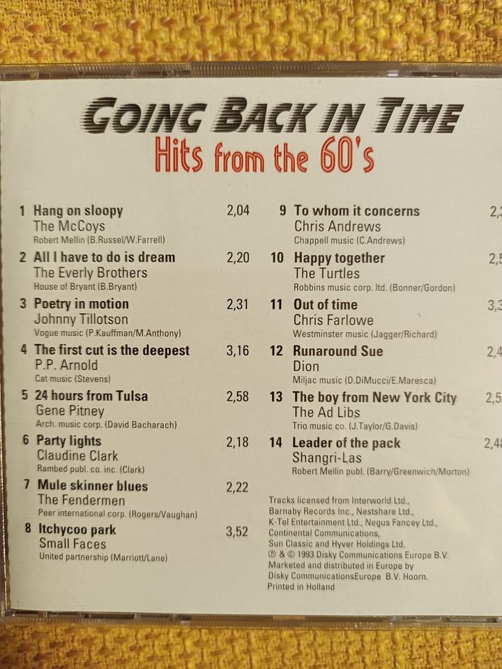 HITS FROM THE 50's-60's-70's - 10CDs CD Album in München