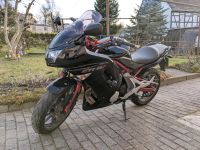 Kawasaki ER-6f schwarz metallic rot Griffheizung Sachsen - Freital Vorschau