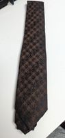 Krawatte VanLaack, schwarz/braun Muster, 7.5cm breit, 100% Seide Hessen - Grünberg Vorschau