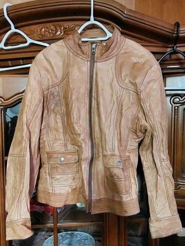 Echt Leder Jacke aus weichem Nappaleder Lamm  Gr.42 in Zeulenroda