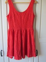 Damenkleidung Gr. L / 40 Kleid Spitzenkleid Sommerkleid rot TOP Bayern - Buttenwiesen Vorschau