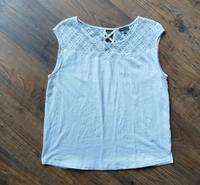 Street One 42 Shirt Top T-Shirt weiß Spitze Brandenburg - Teltow Vorschau