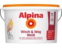 Alpina Wisch & Weg Weiß, Farbeimer ~ 7 Liter Bayern - Stockdorf Vorschau