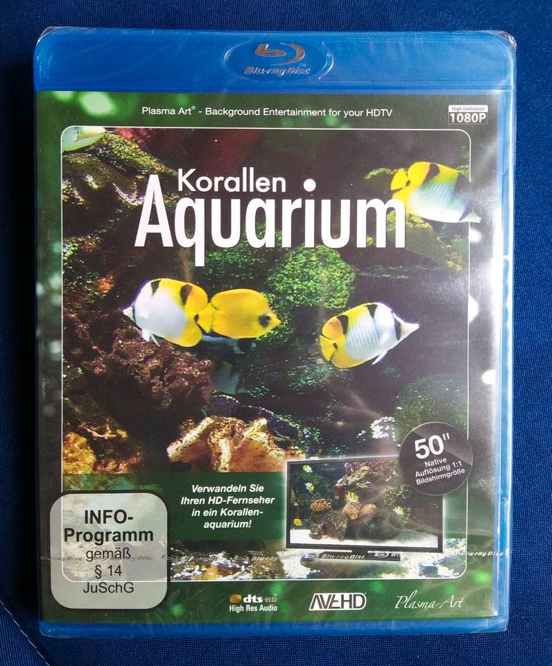 Korallen Aquarium, Background Entertainment HD 1088p, blu-ray dis in Tangstedt 