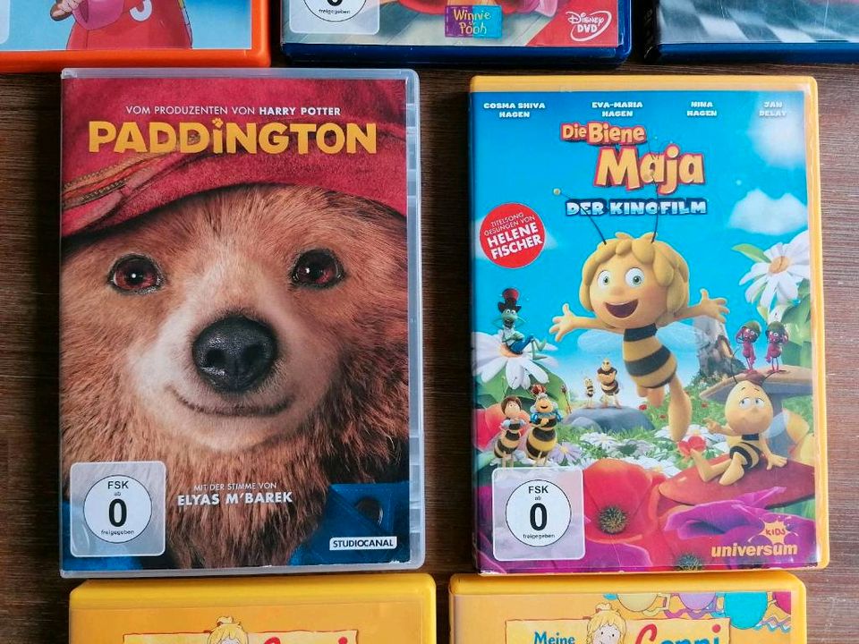 Kinder DVDs Biene Maja Paddington Cars in Hohenwestedt