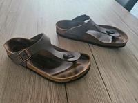 Birkenstock Zehentrenner, 38, mocca, taupe, sehr guter Zustand Nordrhein-Westfalen - Düren Vorschau