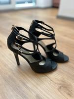 Damen Absatz Sandalen Riemchensandalette Gr 39 schwarz Top Bayern - Amberg Vorschau
