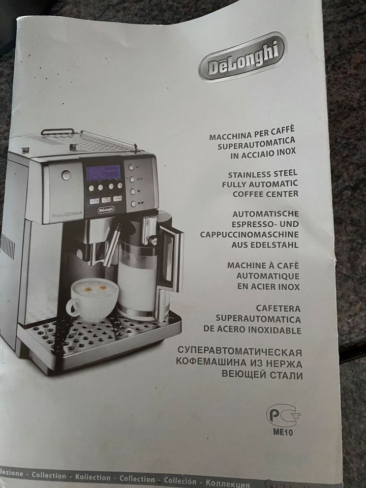 Kaffeevollautomat DeLonghi PrimaDonna in Steina
