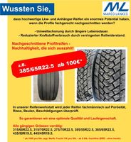 Nachgeschnittene Reifen z.B. 445/45R19.5, 385/65R22.5,... Nordrhein-Westfalen - Krefeld Vorschau