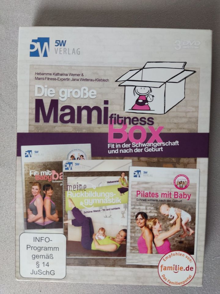 Große Mami-Fitness-Box, Schwangerschaft bis nach Geburt, 3 DVDs in Leingarten
